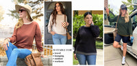 Fantaslook Color Block Sweatshirts for Women Crewneck Long Sleeve Shirts Fashion Tops Pullover Sweatshirts Fall Outfits