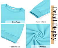 Fantaslook Fall Sweatshirts for Women Crewneck Long Sleeve Shirts Casual Tunic Tops Lightweight Pullover Sweatshirts