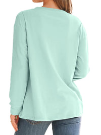 Fantaslook Crewneck Sweatshirts for Women Casual Long Sleeve Shirts Tunic Tops Pullover with Pocket