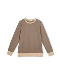 Fantaslook Color Block Sweatshirts for Women Crewneck Long Sleeve Shirts Fashion Tops Pullover Sweatshirts Fall Outfits